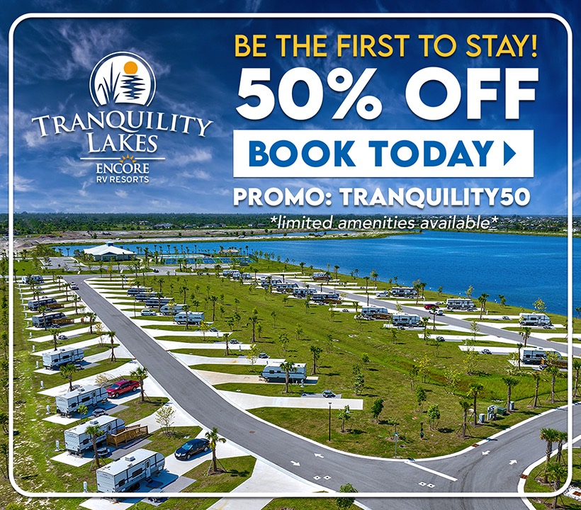 Be the first to stay! 50% off! Book Today