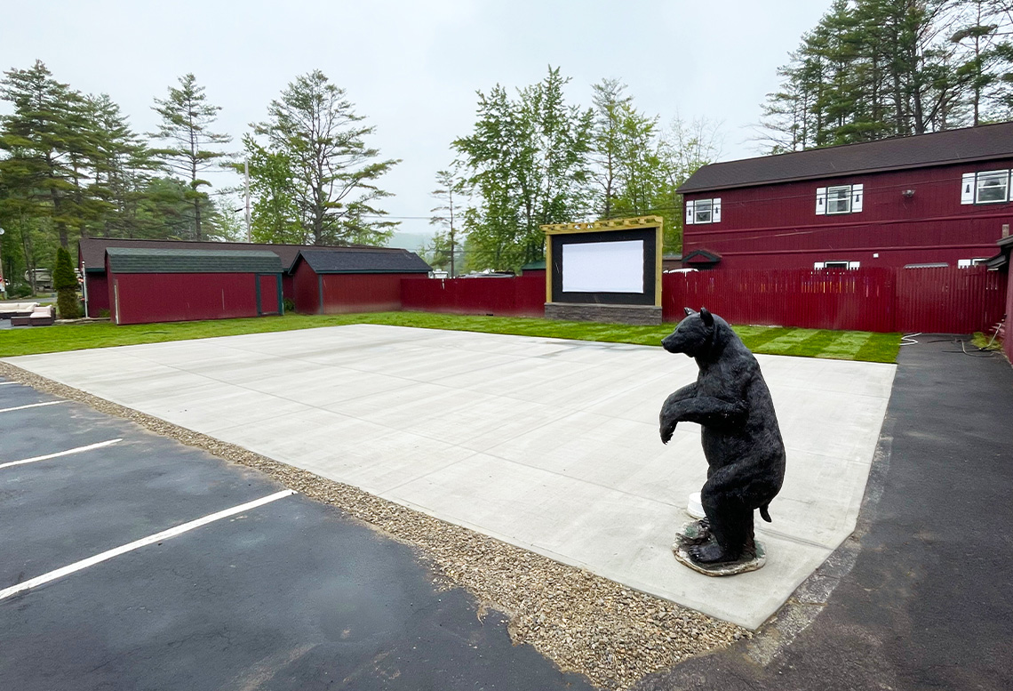 Lake George Escape Campground Movie Theater