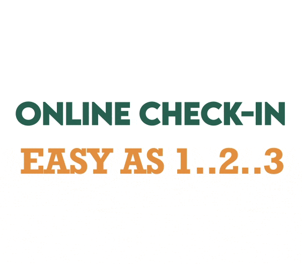 Online Check-in - Easy As 1 2 3